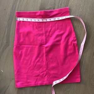 Express Tricot Hot Pink Mini Stretch Skirt